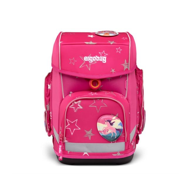 ERGOBAG Set de Mochila escolar rígida tipo cubo - StarlightBear