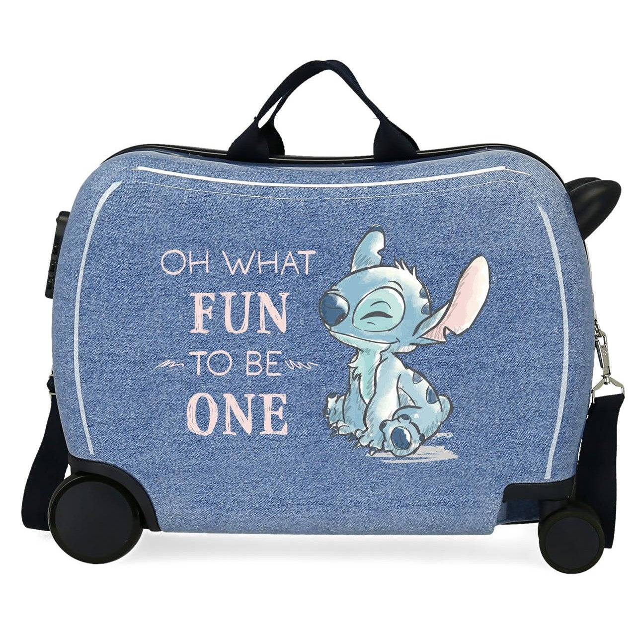 Maleta infantil Stitch Fun to be one 2 ruedas multidireccionales