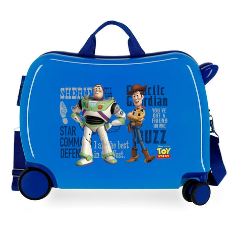 Mala infantil com 2 rodas multidirecionais Toy Story Você tem um amigo comigo Azul