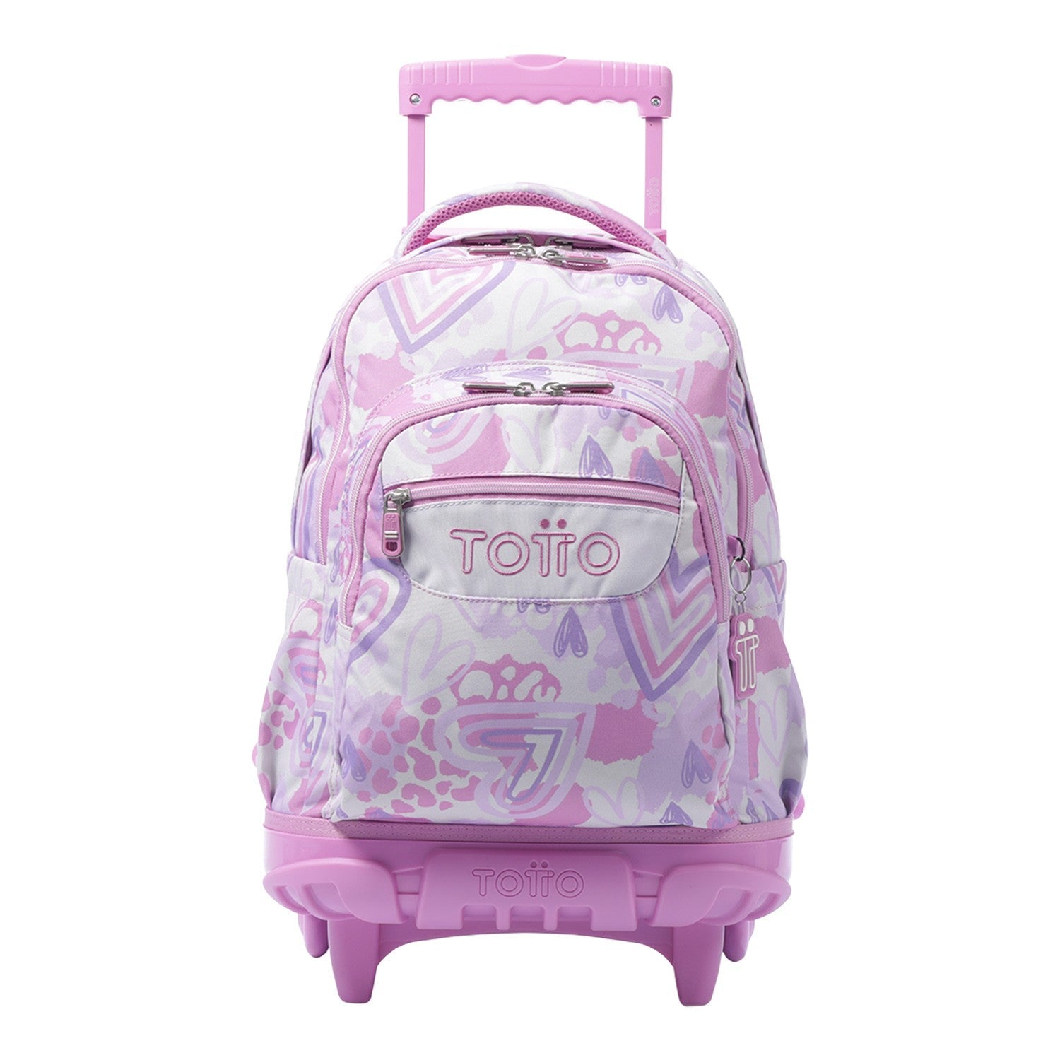 TOTTO Mochila escolar con ruedas – Renglones 6HF Amalia