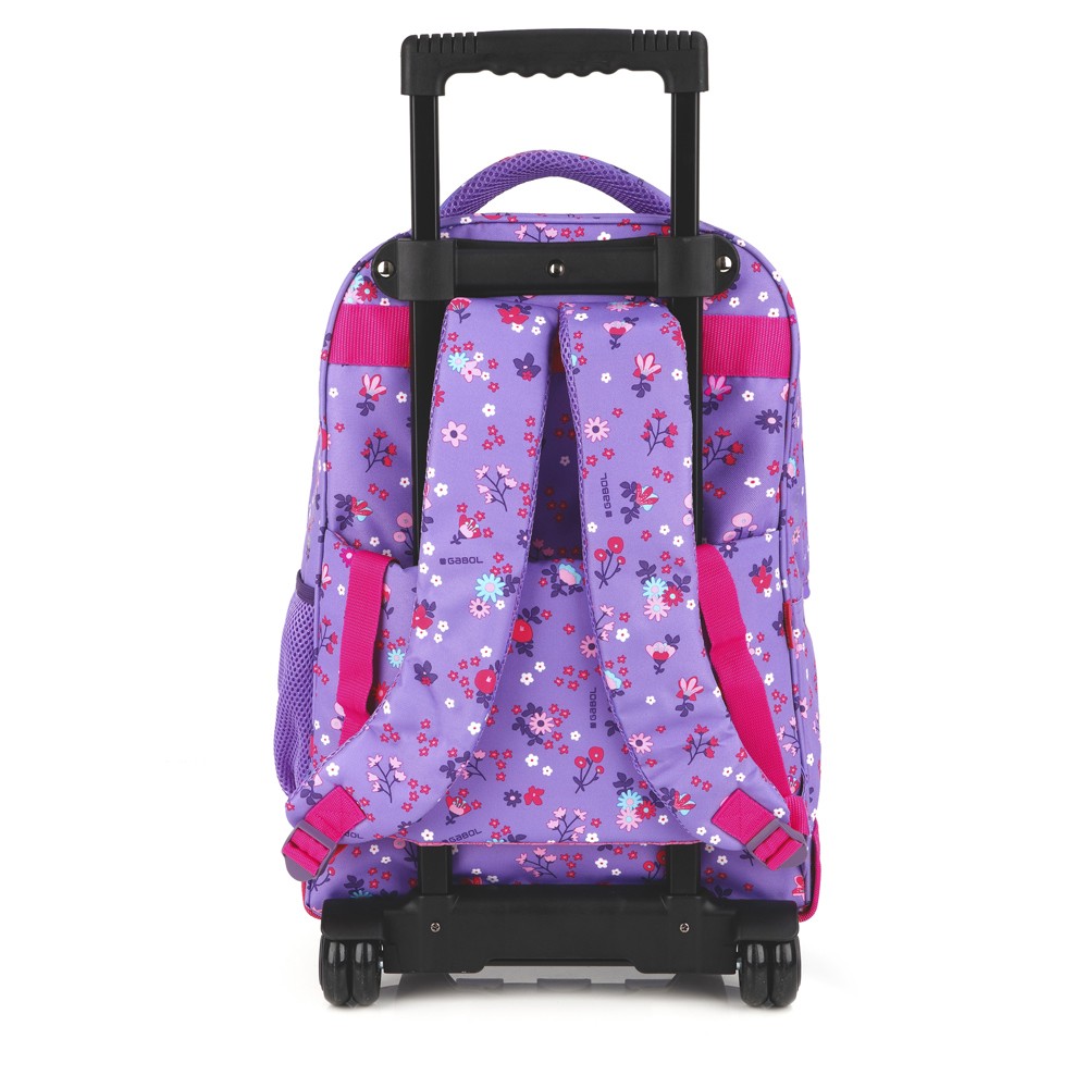 GABOL MOCHILA ESCOLAR CON RUEDAS VIOLET