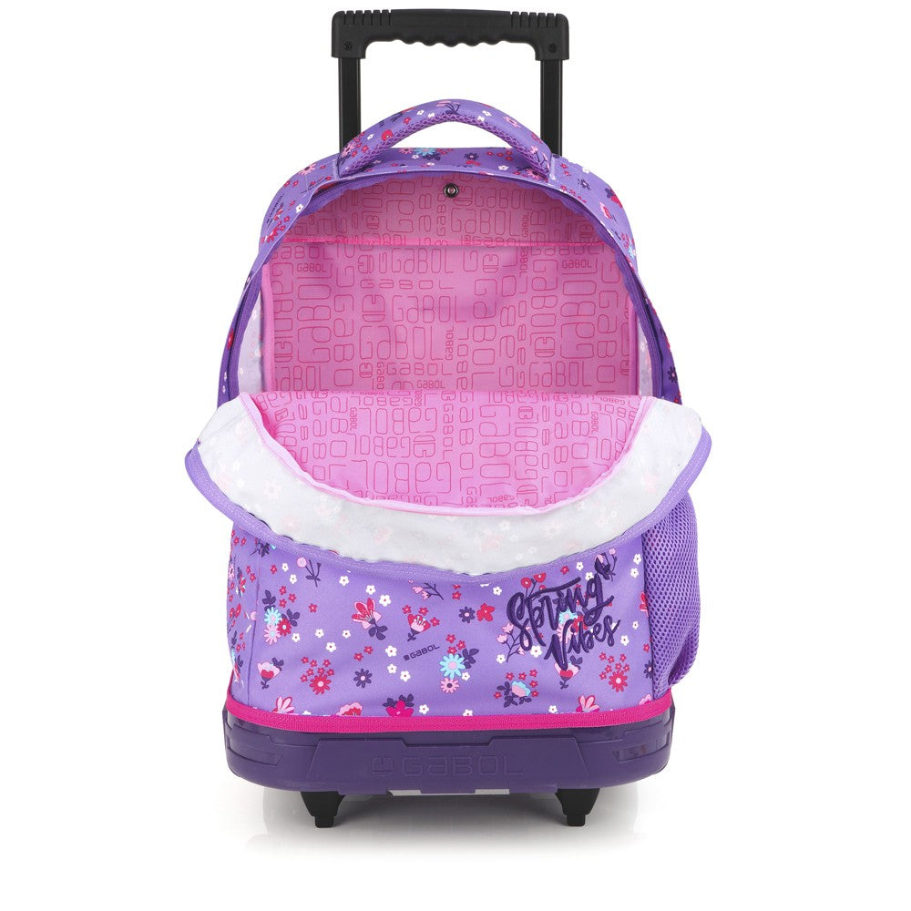 GABOL MOCHILA ESCOLAR CON RUEDAS VIOLET