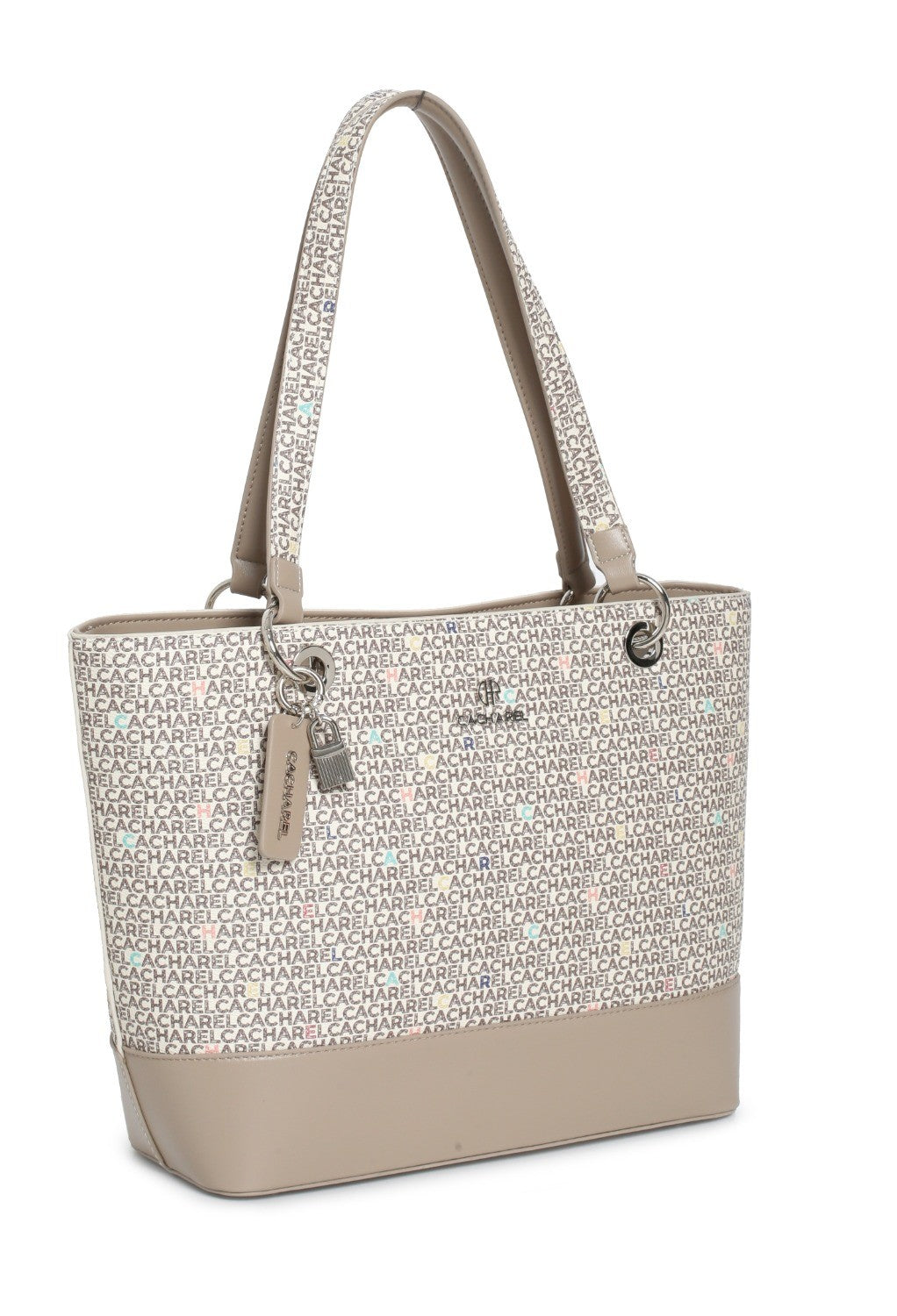 CACHAREL Bolso Shopper logo Beige