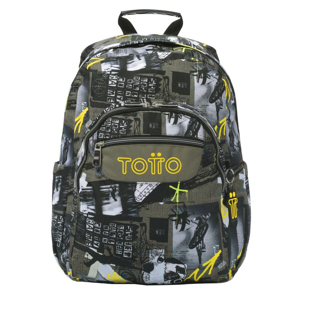 TOTTO Mochila escolar - Acuareles 6CT Baski