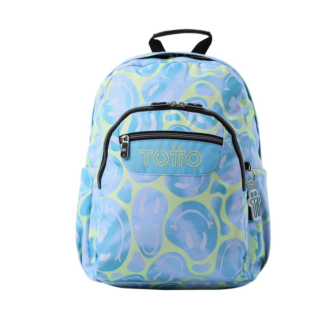 TOTTO Mochila escolar - Acuareles 2AU Happy Flow