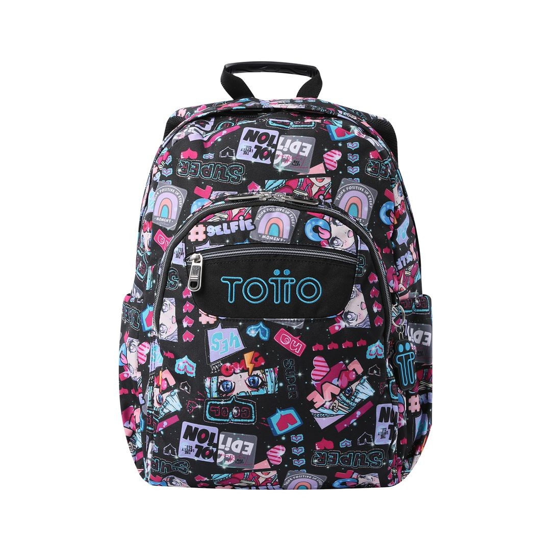 TOTTO Mochila escolar - Acuareles 6CZ Misato