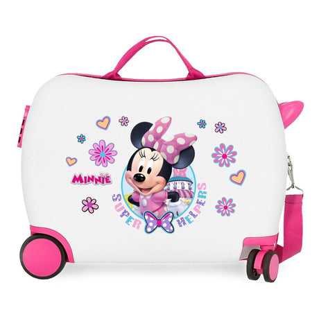 Correpasillos infantil Minnie Super Helpers ruedas multidireccionales blanco