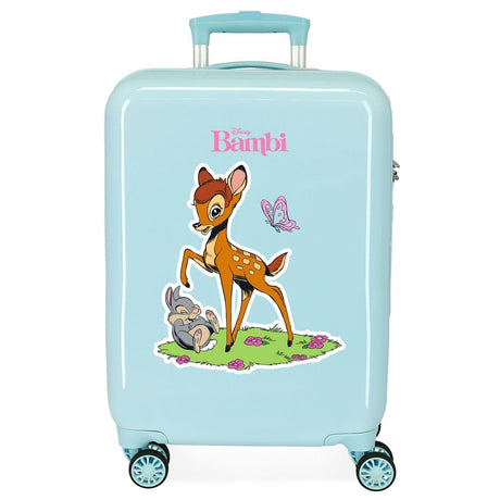 Maleta de cabina Bambi rígida 55 cm turquesa