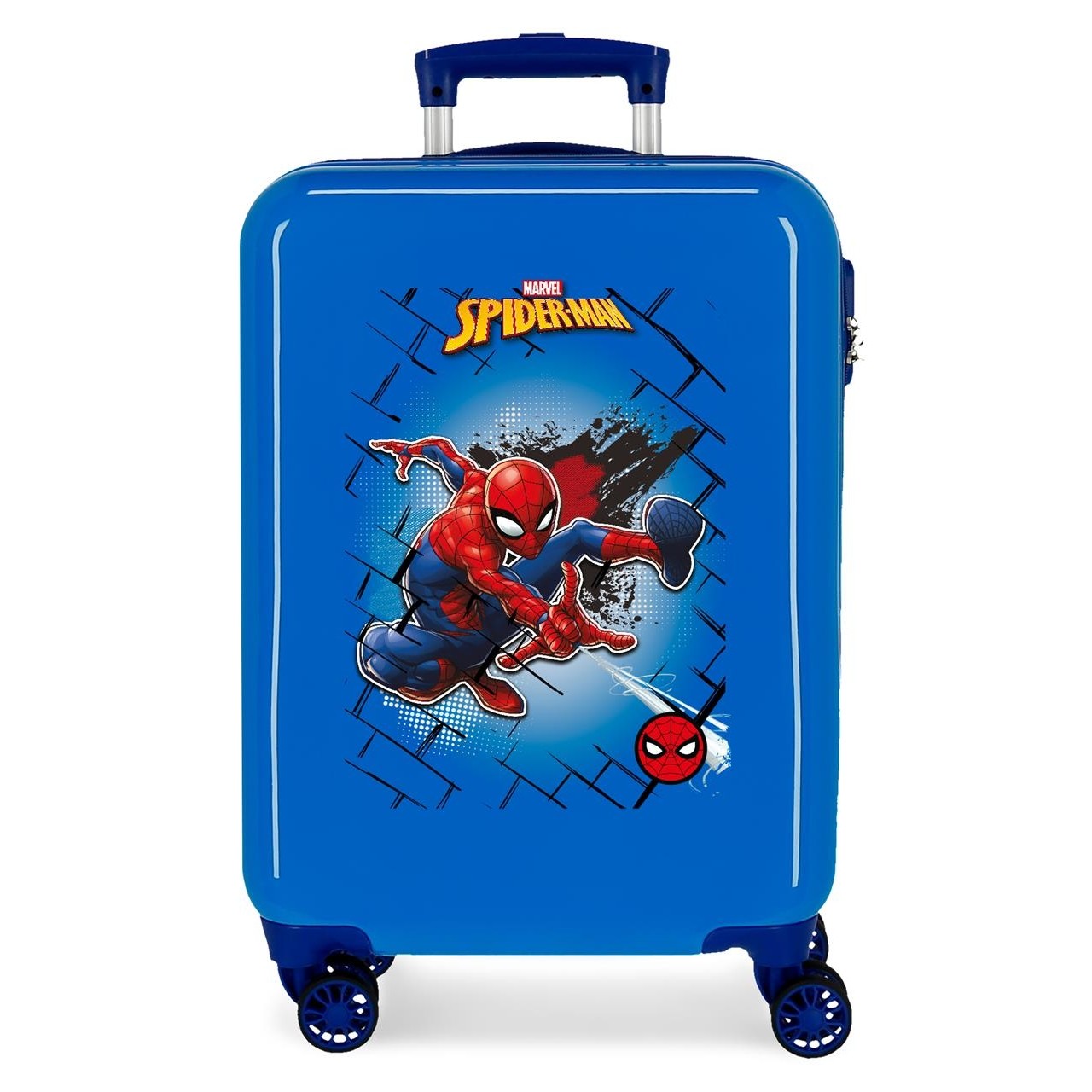 Maleta de Cabina Rígida SSPIDERMAN RED RÍGIDA 55CM AZUL