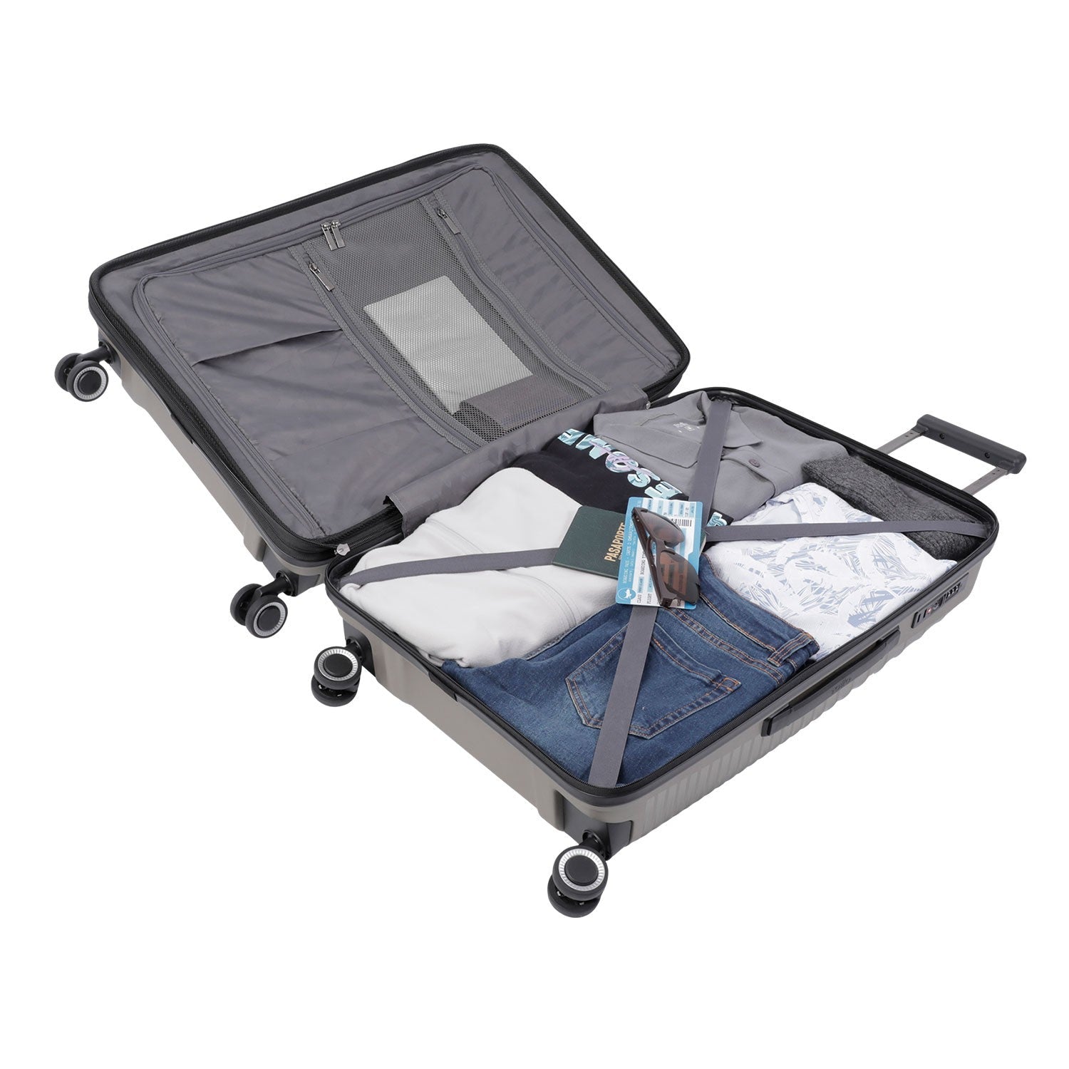 TOTTO Maleta Extensible mediana TRAVELER