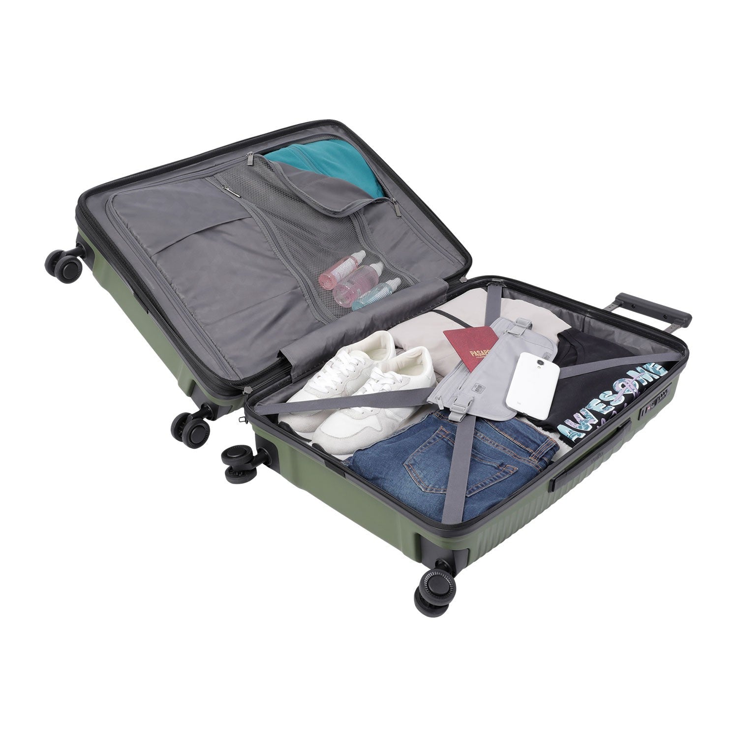 TOTTO Maleta Extensible mediana TRAVELER