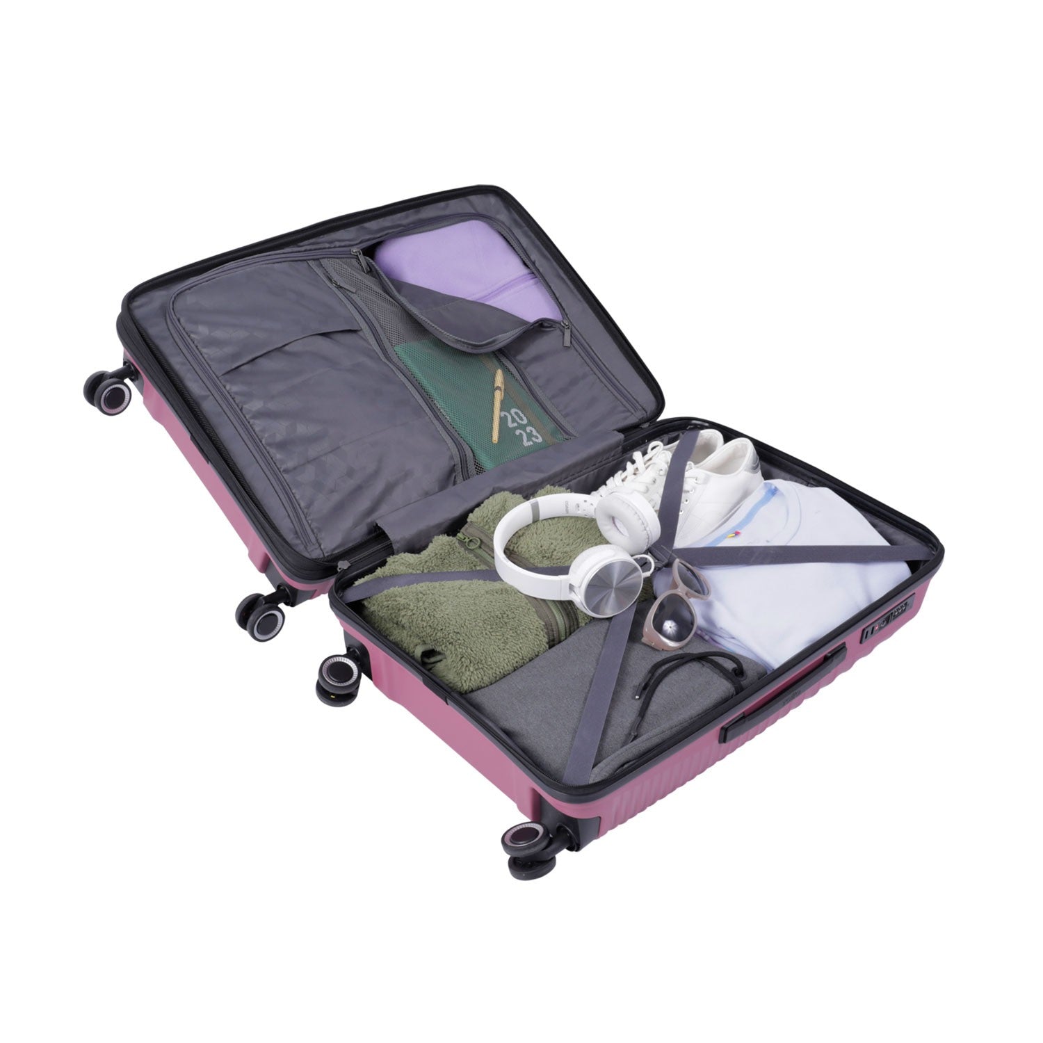 TOTTO Maleta Extensible mediana TRAVELER