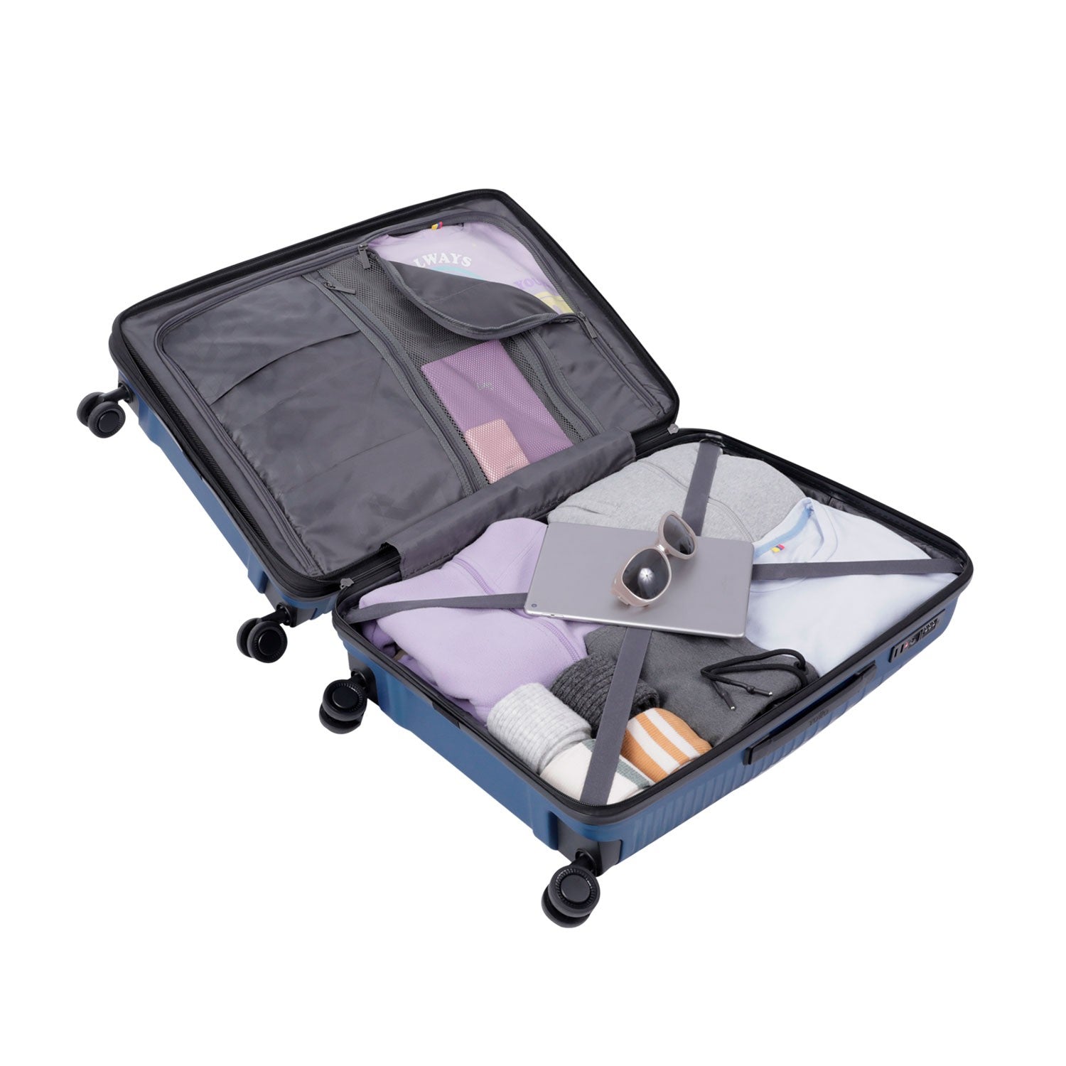 TOTTO Maleta Extensible mediana TRAVELER