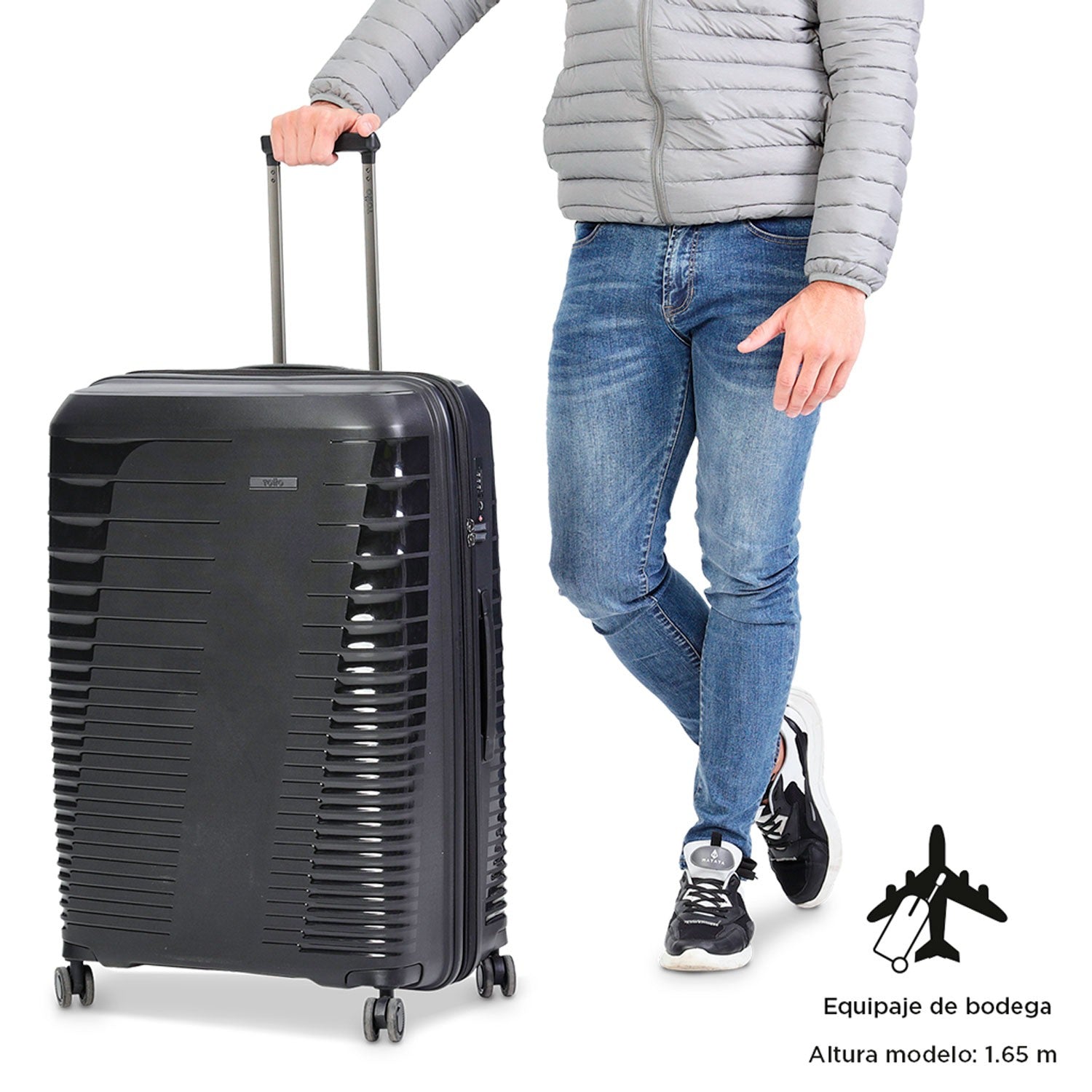 TOTTO Maleta Extensible grande TRAVELER