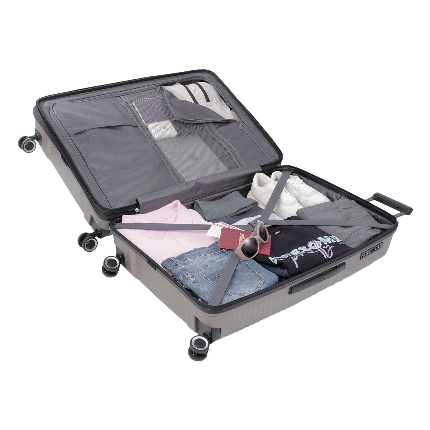 TOTTO Maleta Extensible grande TRAVELER