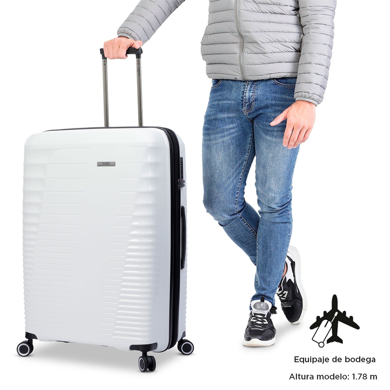 TOTTO Maleta Extensible grande TRAVELER