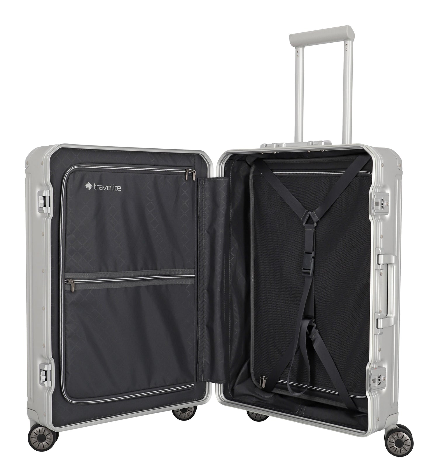 TRAVELITE – Maleta Mediana ALUMINIO NEXT 2.0 – 67cm