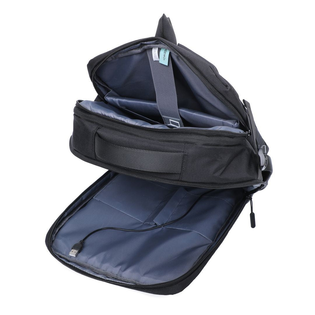 PACK GREENWICH MALETA CABINA ECO-RECYCLED TUNEZ 55CM + MOCHILA DE VIAJE HUGO