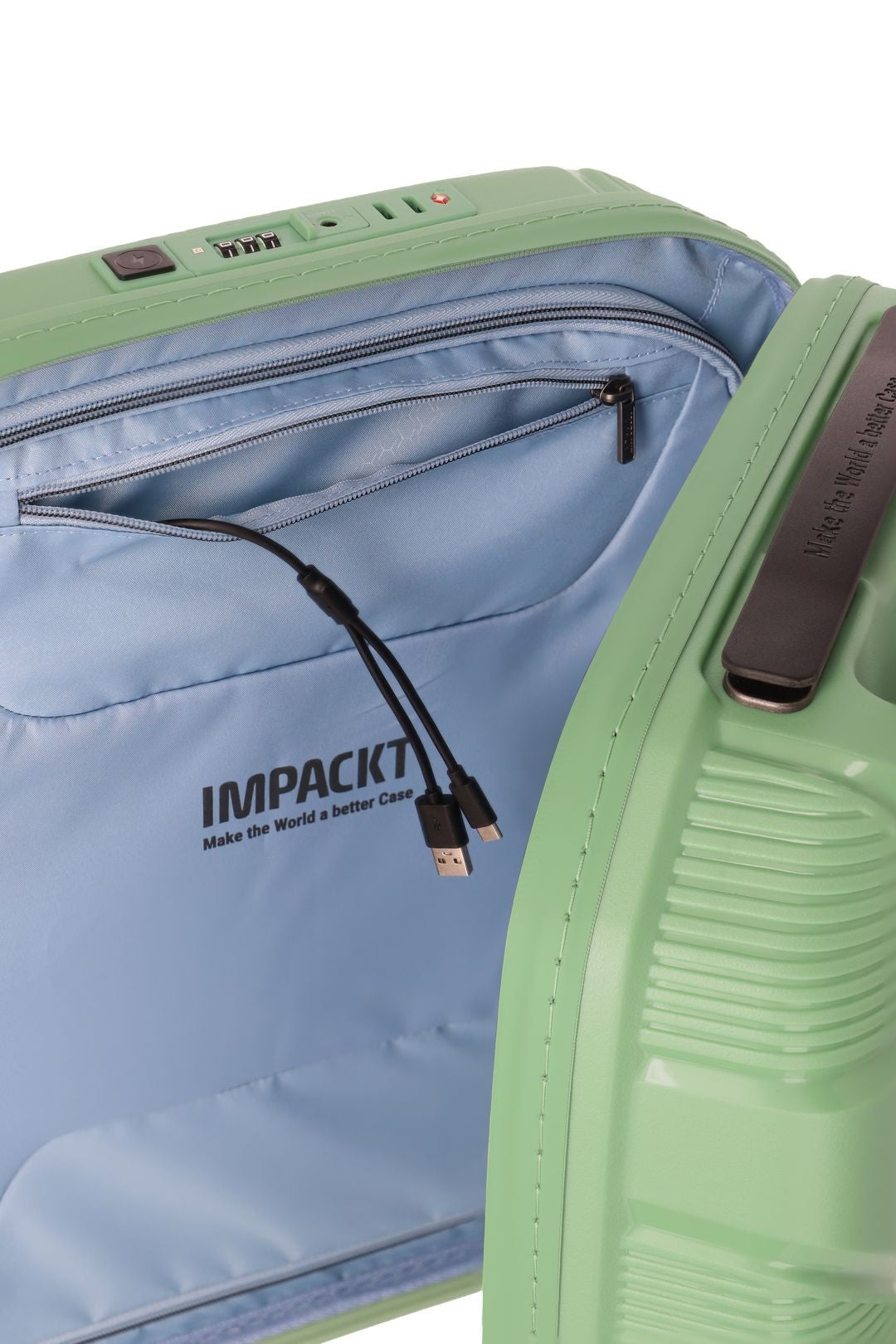 IP1 IMPACKT MALETA DE CABINA CON USB PORT 55CM