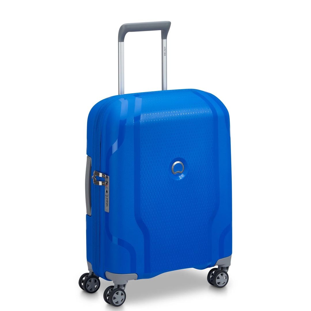 DELSEY Maleta de Cabina Slim 55cm Clavel Recycled Material