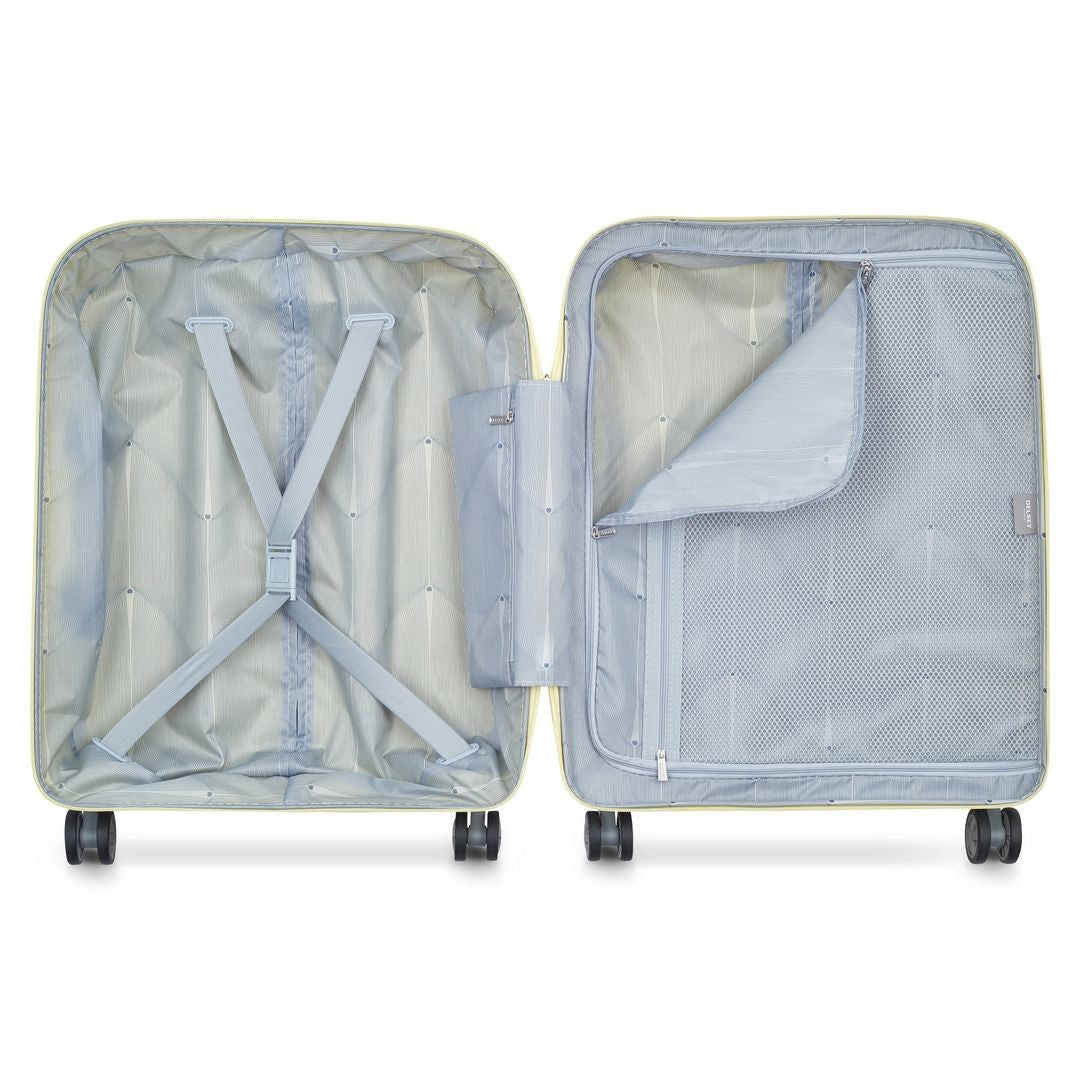 DELSEY Maleta de Cabina Slim 55cm Clavel Recycled Material