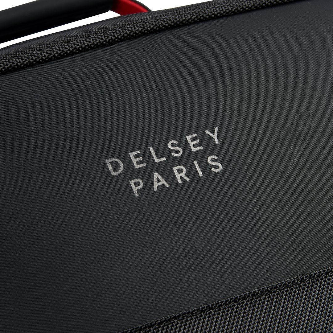 DELSEY PARVIS + MOCHILA DE VIAJE CON RUEDAS 2 COMPARTIMENTOS 17.3” Negro