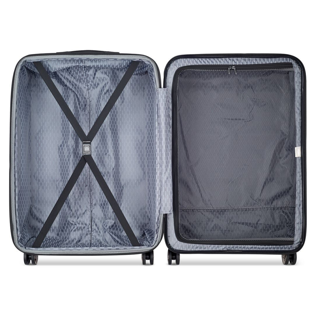 DELSEY SET AIR ARMOUR - 3 SUITCASES (L-77CM) (M-68CM) (S-55CM)