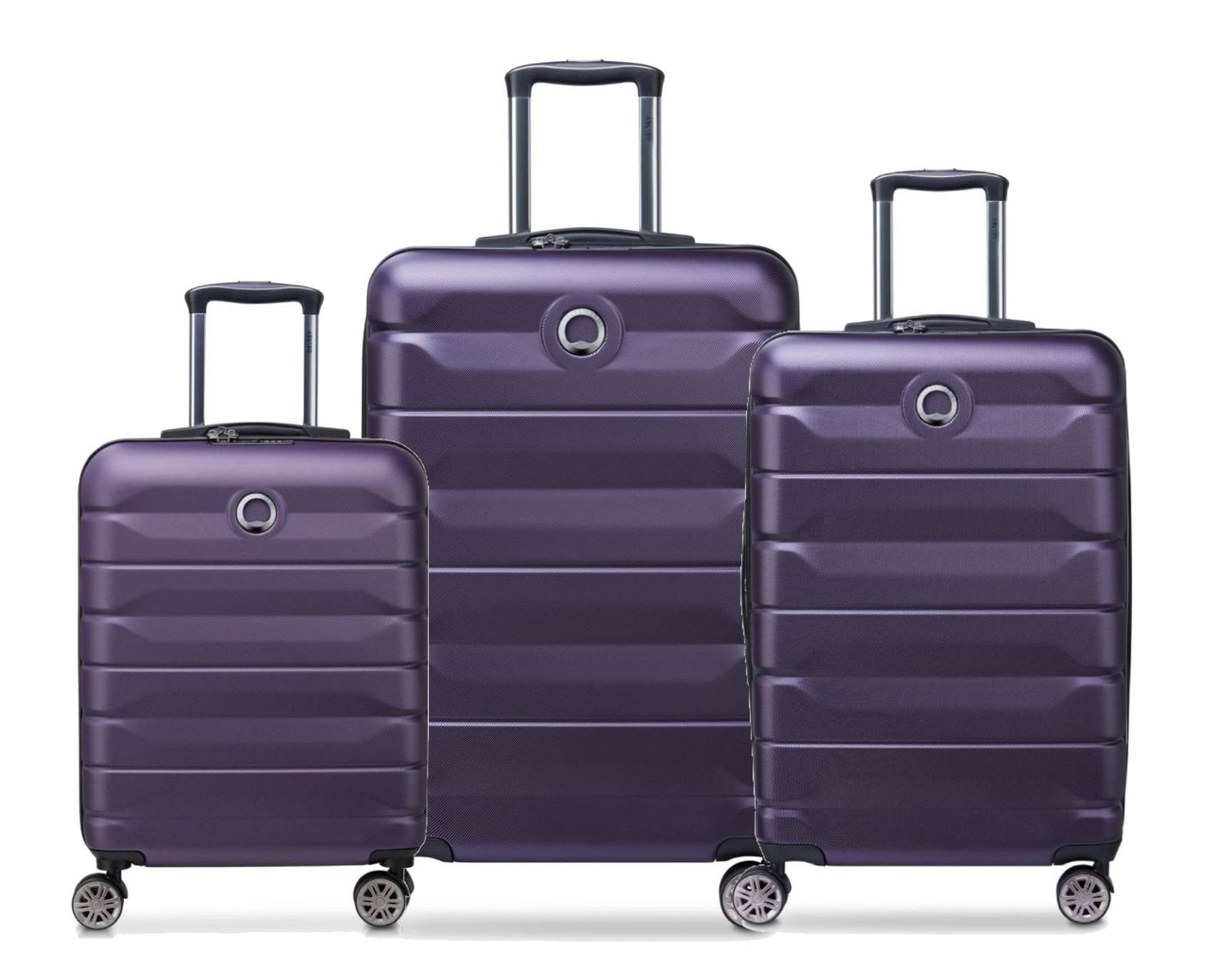 DELSEY SET AIR ARMOUR - 3 SUITCASES (L-77CM) (M-68CM) (S-55CM)