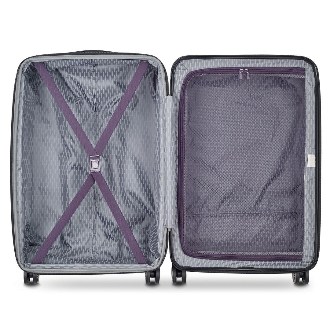 DELSEY SET AIR ARMOUR - 3 SUITCASES (L-77CM) (M-68CM) (S-55CM)