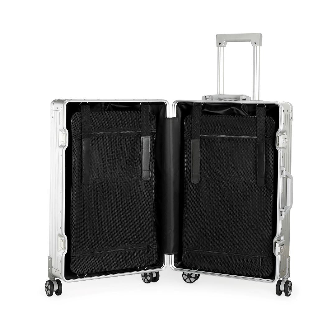 GREENWICH Maleta 100%  ALUMINIO Praga Mediana 66.5cm