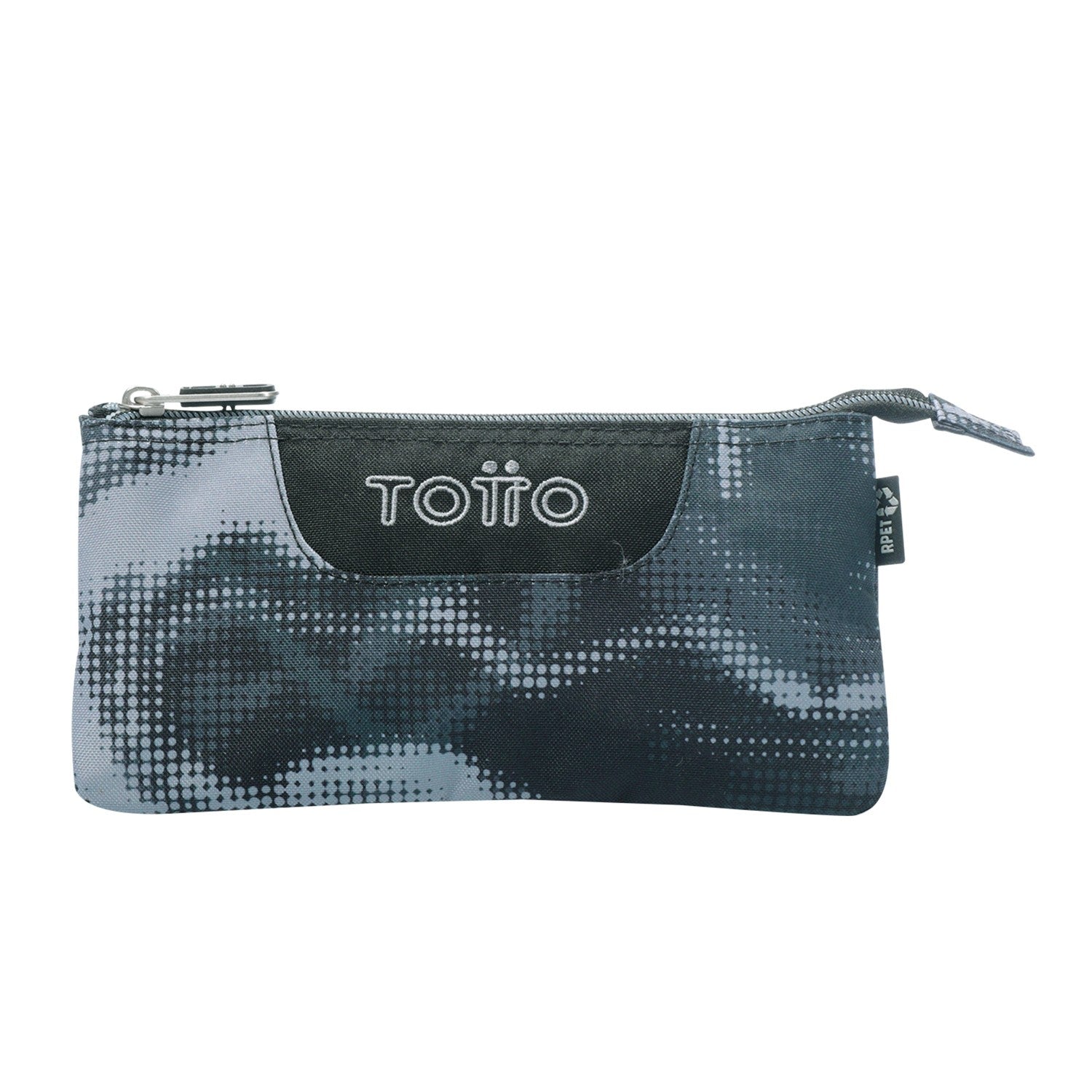 TOTTO Mochila escolar con ruedas Renglones + Estuche Tablero - 6YA Bluc