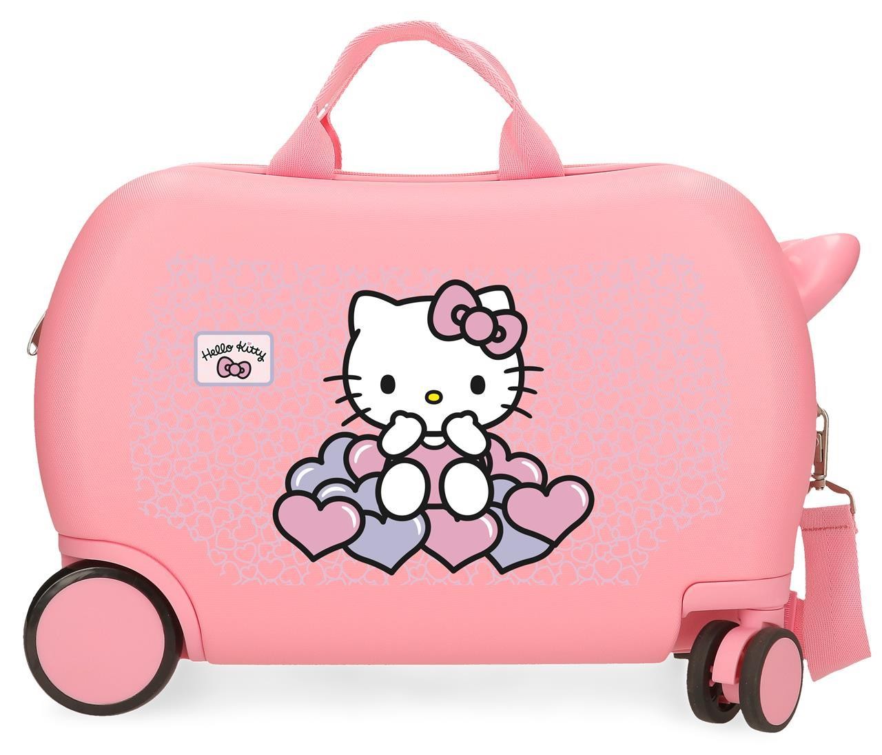 2031041 MALETA INF.ABS 4R.(2 MULTI.) 45CM. HELLO KITTY HEART