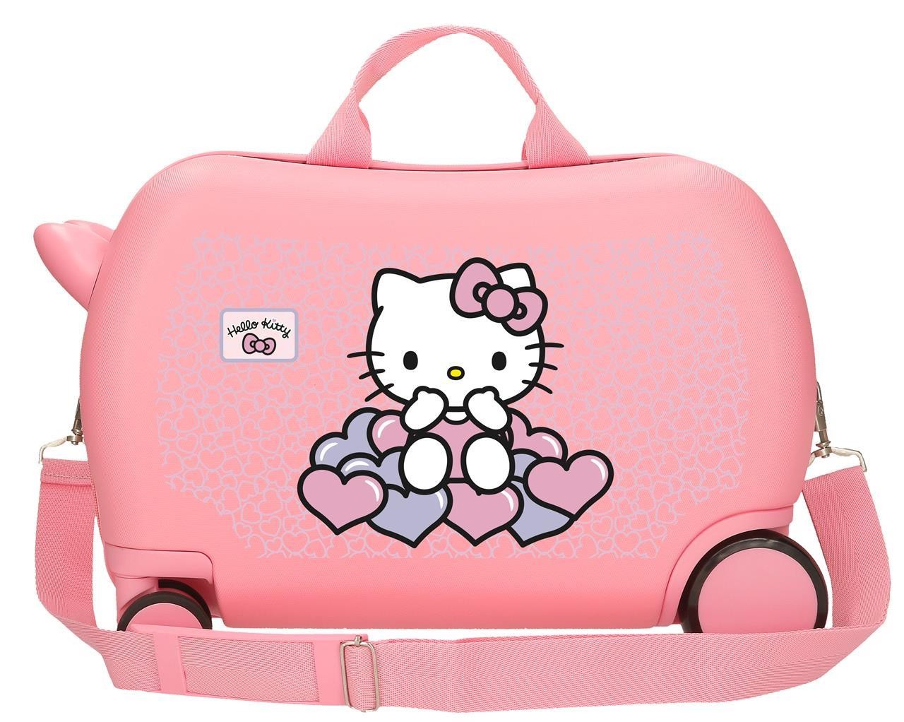 2031041 MALETA INF.ABS 4R.(2 MULTI.) 45CM. HELLO KITTY HEART