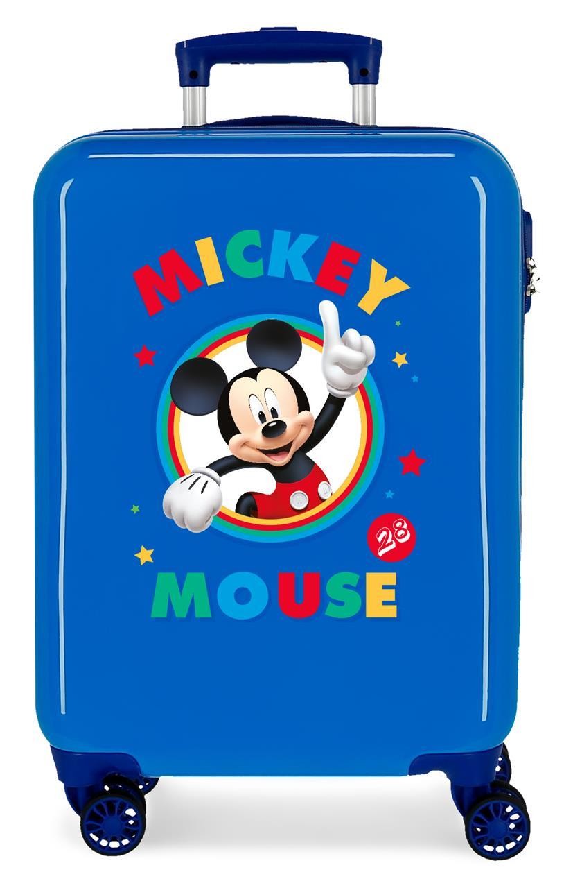 2031721 TROLLEY ABS 55CM.4R. CIRCLE MICKEY AZUL