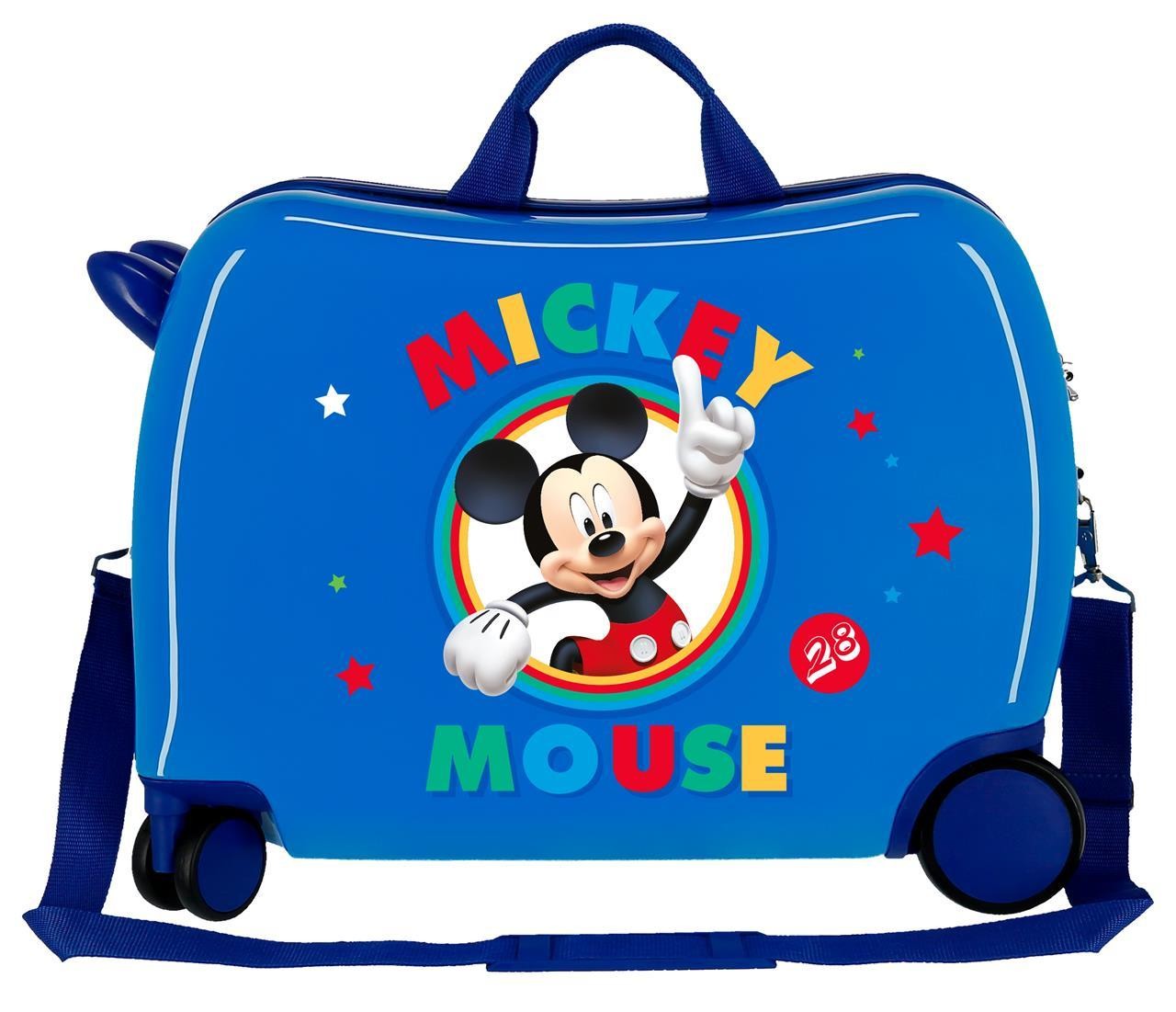 2039821 MALETA INF.ABS 4R.(2 MULTID.)CIRCLE MICKEY AZUL