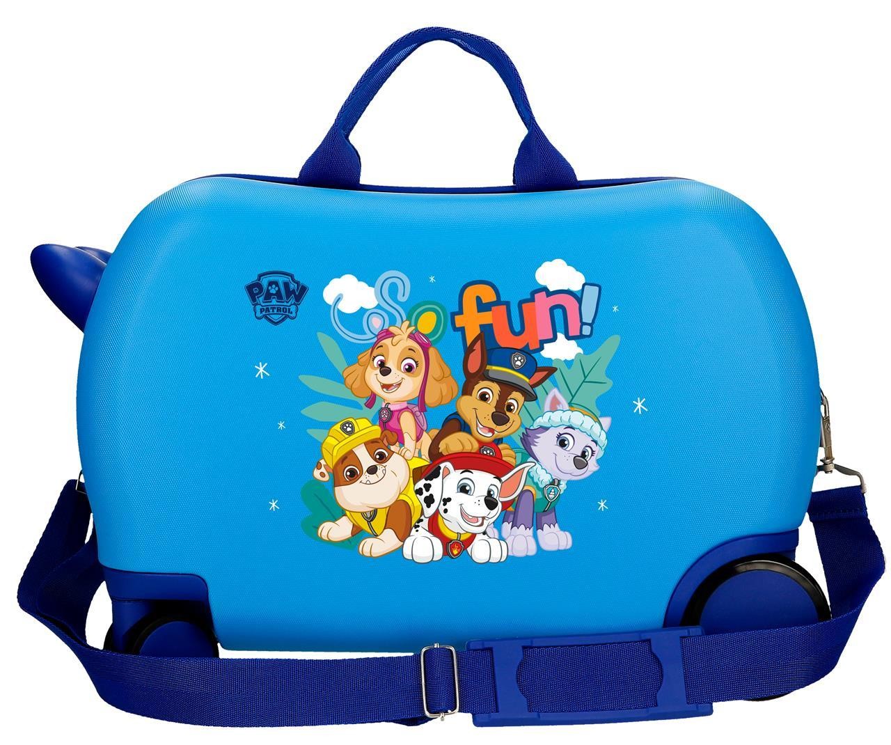 2191024 MALETA INF.ABS 4R.(2 MULTI.) 45CM. PAW PATROL SO FUN