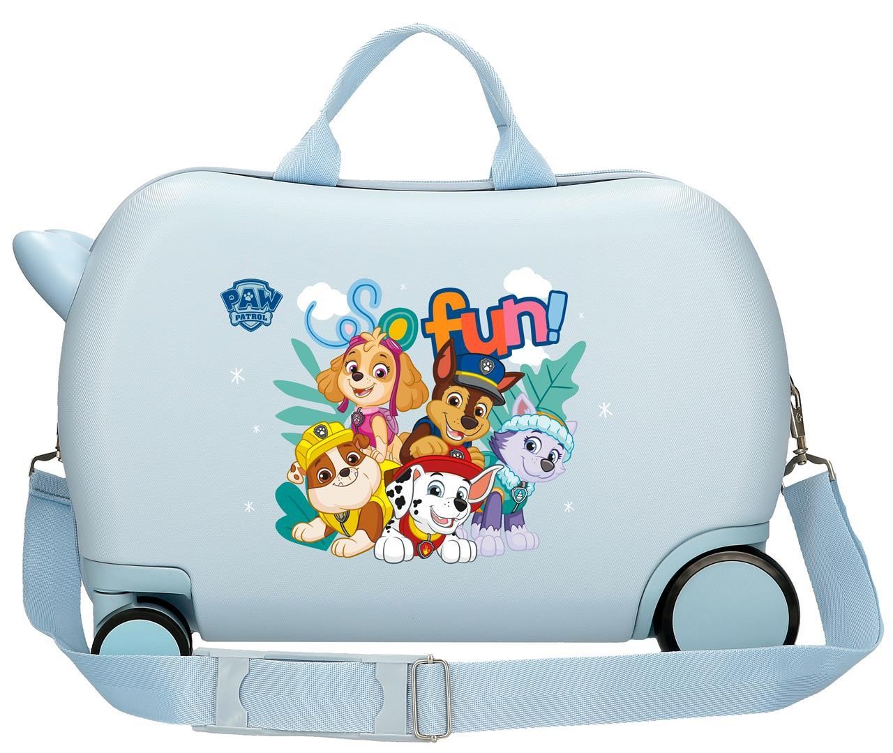 2191025 MALETA INF.ABS 4R.(2 MULTI.) 45CM.PAW PATROL SO FUN