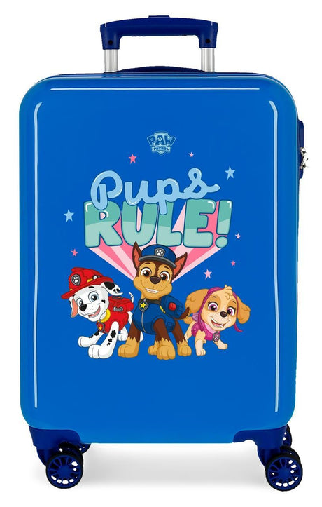 2191726 TROLLEY ABS 55CM.4R PAW PATROL PUPS RULE AZUL