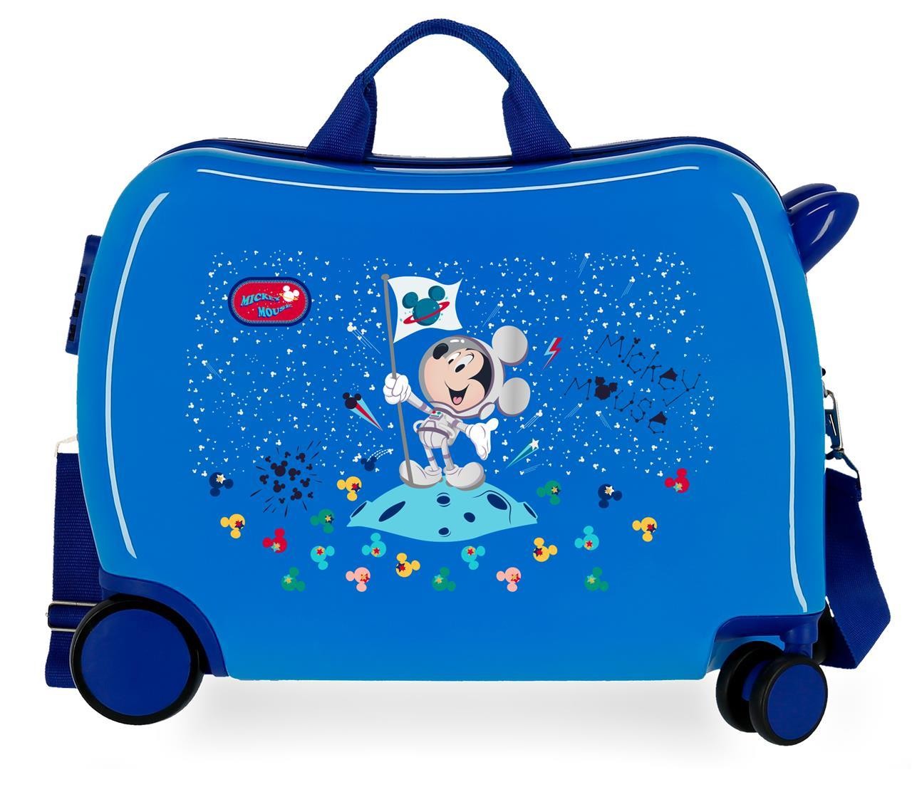 2269822 MALETA INF.ABS 4R (2 MULTID) MICKEY ON THE MOON AZUL