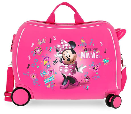 23398E1 MALETA INF.ABS 4R.MINNIE STICKERS