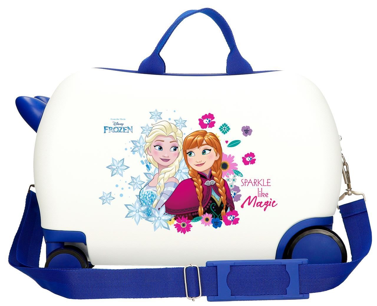 2421062 MALETA INF.ABS 4R.(2 MULTI.) 45CM. FROZEN SPARKLE LI