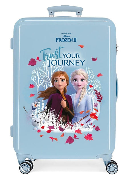 MALETA DE CABINA FROZEN TRUST YOUR JOURNEY RÍGIDA 55CM Azul 1