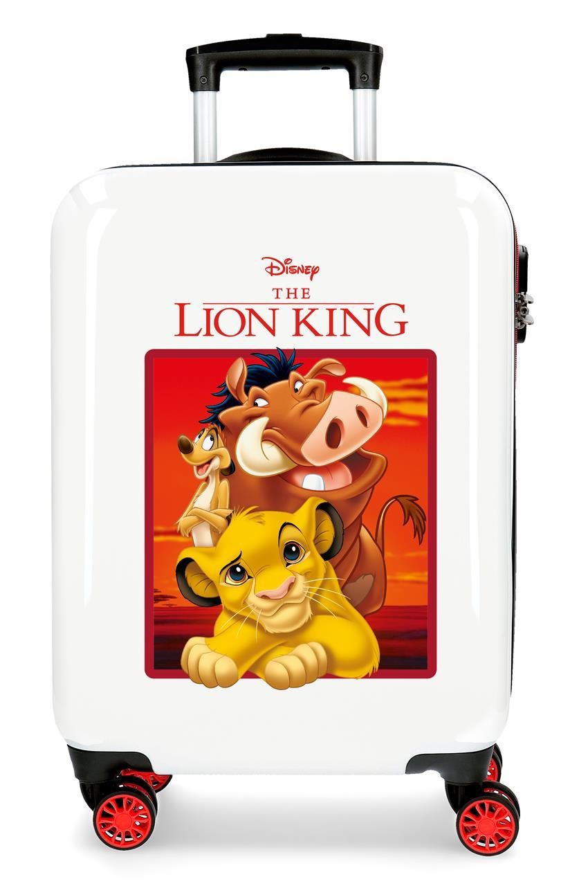 2448761 TROLLEY ABS 55CM.4R,THE LION KING ROJO