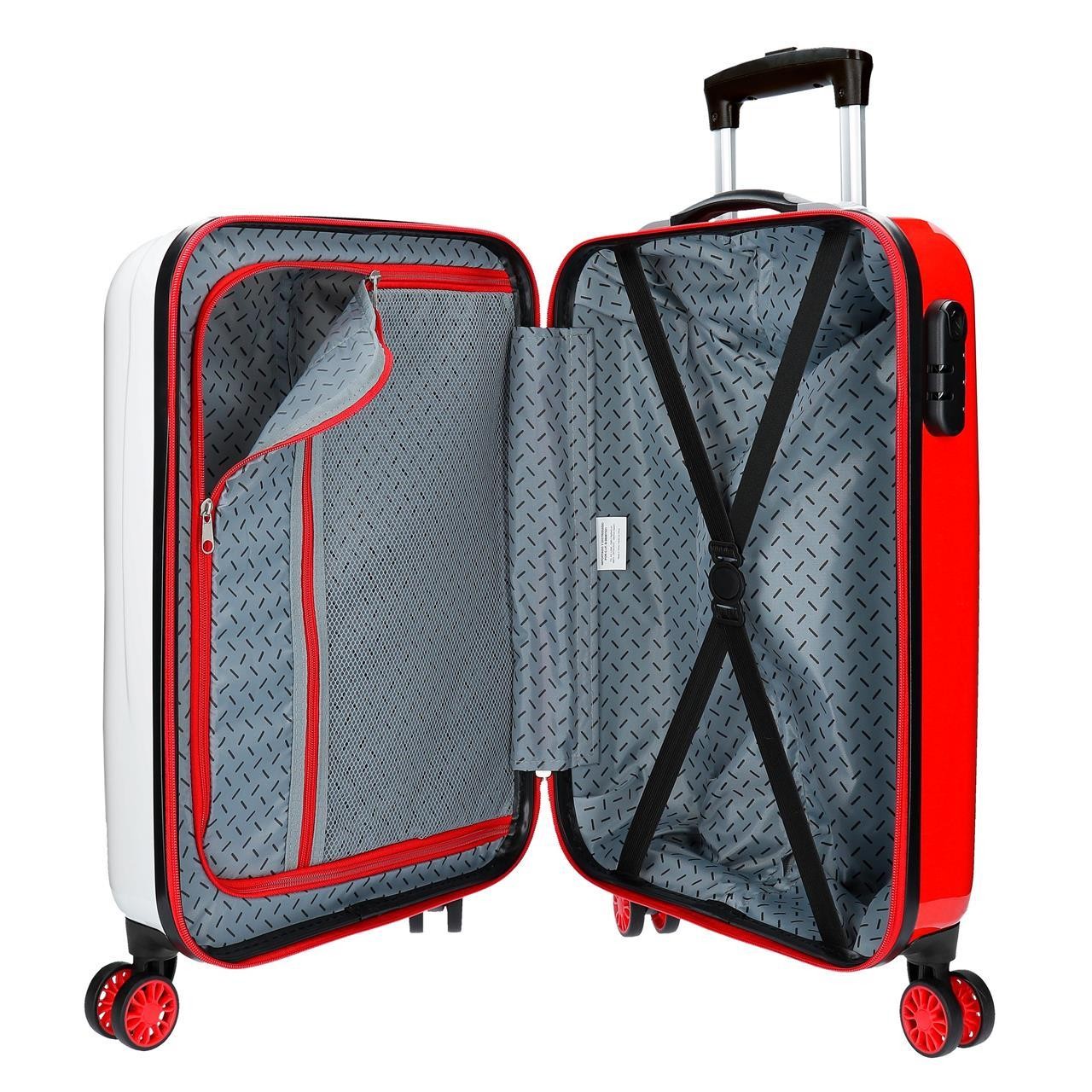 2448761 TROLLEY ABS 55CM.4R,THE LION KING ROJO