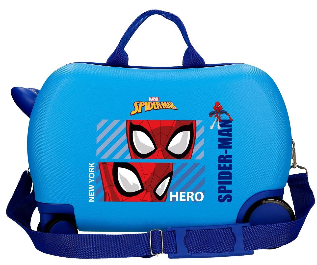 2451021 MALETA INF.ABS 4R.(2 MULTI.) 45CM. SPIDERMAN HERO