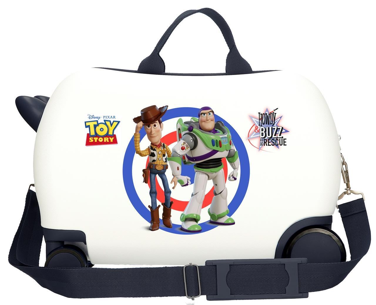 2451061 MALETA INF.ABS 4R.(2 MULTI.) 45CM. TOY STORY 4 BLANC