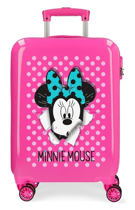 MALETA DE CABINA MINNIE RÍGIDA 55CM LUNARES