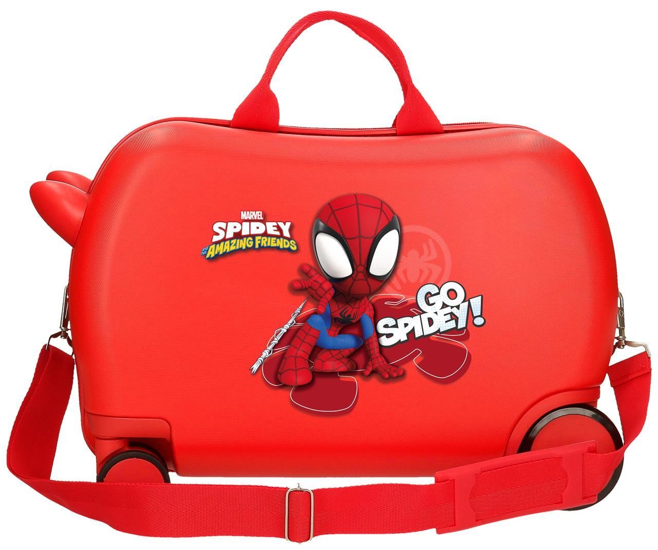 2481021 MALETA INF.ABS 4R.(2 MULTI.) 45CM. GO SPIDEY