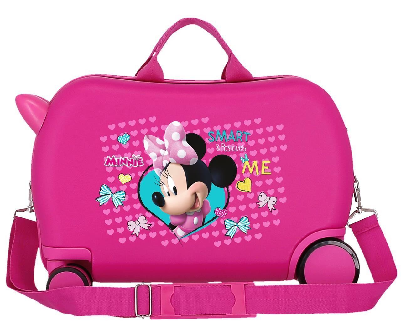 25610E1 MALETA INF.ABS 4R.(2 MULTI.) 45CM.ENJOY MINNIE