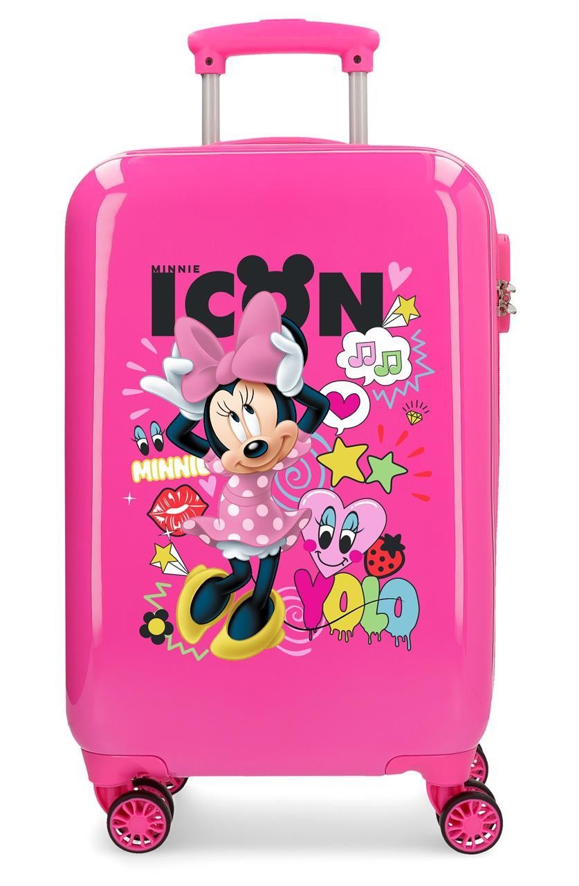 2561461 TROLLEY ABS 55CM.4R.ENJOY MINNIE ICON